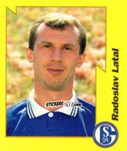 Sticker Radoslac Latal - German Football Bundesliga 1997-1998. Final phase n. 206 - Panini
