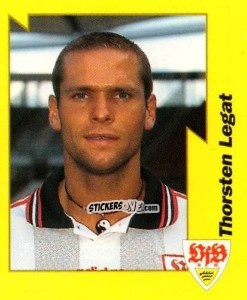 Cromo Thorsten Legat - German Football Bundesliga 1997-1998. Final phase n. 219 - Panini