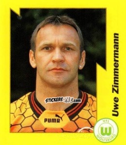 Figurina Uwe Zimmermann - German Football Bundesliga 1997-1998. Final phase n. 228 - Panini