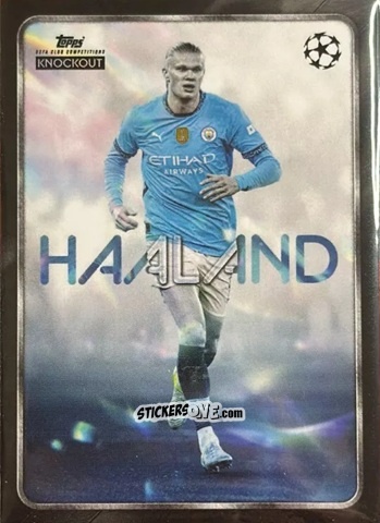 Cromo Erling Haaland - UEFA Club Competitions Knockout 2024-2025
 n. 70 - Topps