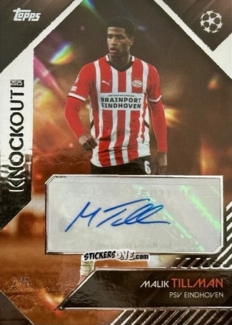 Sticker Malik Tillman - UEFA Club Competitions Knockout 2024-2025
 n. A11 - Topps