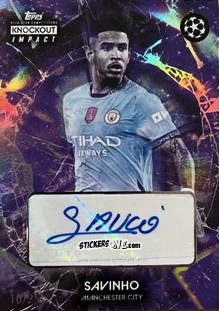 Cromo Savinho - UEFA Club Competitions Knockout 2024-2025
 n. A24 - Topps