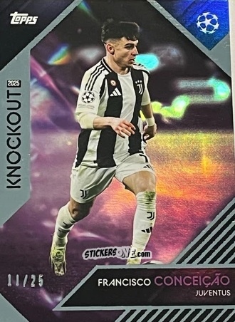 Sticker Francisco Conceição - UEFA Club Competitions Knockout 2024-2025
 n. 11 - Topps