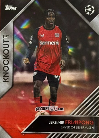 Cromo Jeremie Frimpong - UEFA Club Competitions Knockout 2024-2025
 n. 17 - Topps