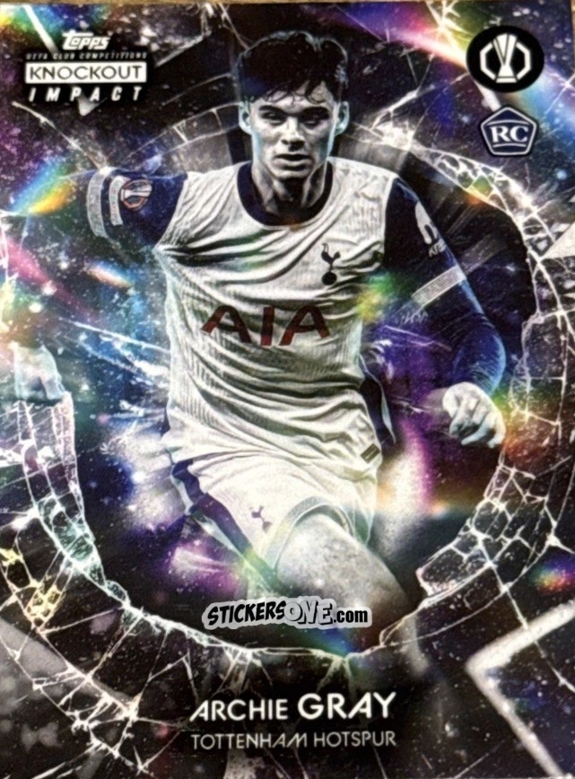 Sticker Archie Gray - UEFA Club Competitions Knockout 2024-2025
 n. 41 - Topps