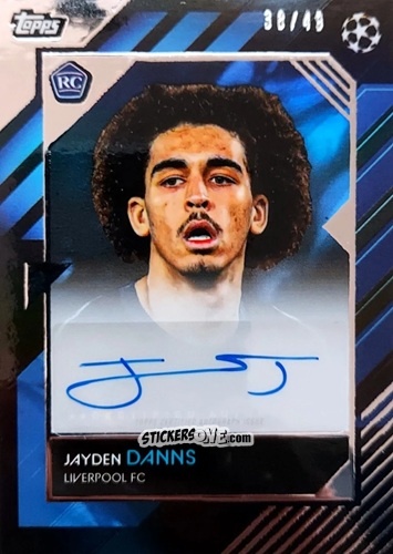 Figurina Jayden Danns - UEFA Club Competitions Knockout 2024-2025
 n. A25bu - Topps