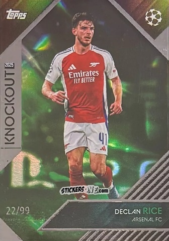 Cromo Declan Rice - UEFA Club Competitions Knockout 2024-2025
 n. 8 - Topps