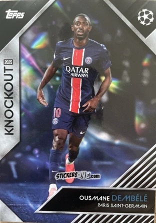 Figurina Ousmane Dembélé - UEFA Club Competitions Knockout 2024-2025
 n. 33 - Topps