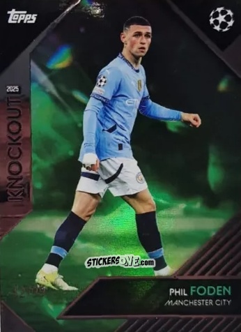 Cromo Phil Foden - UEFA Club Competitions Knockout 2024-2025
 n. 34 - Topps