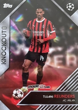 Cromo Tijjani Reijnders - UEFA Club Competitions Knockout 2024-2025
 n. 36 - Topps