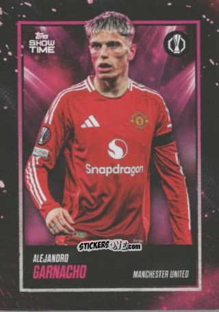 Figurina Alejandro Garnacho - Showtime UEFA Club Competitions 2024-2025
 n. 1 - Topps