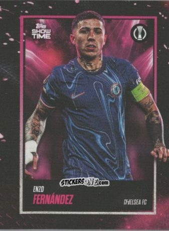 Sticker Enzo Fernandez - Showtime UEFA Club Competitions 2024-2025
 n. 10 - Topps