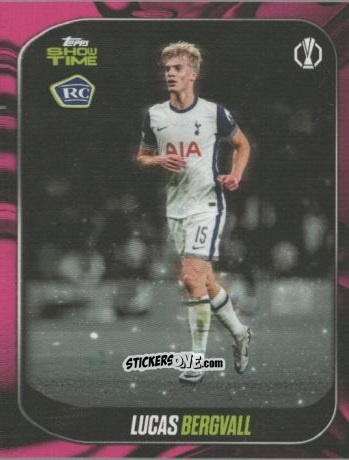Figurina Lucas Bergvall - Showtime UEFA Club Competitions 2024-2025
 n. 53 - Topps