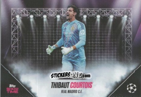 Figurina Thibaut Courtois - Showtime UEFA Club Competitions 2024-2025
 n. 71 - Topps