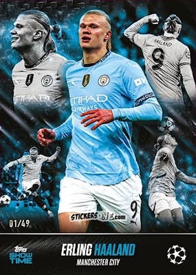 Cromo Erling Haaland - Showtime UEFA Club Competitions 2024-2025
 n. 86 - Topps