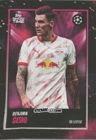 Cromo Benjamin Sesko - Showtime UEFA Club Competitions 2024-2025
 n. 2 - Topps