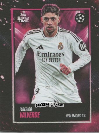 Sticker Federico Valverde - Showtime UEFA Club Competitions 2024-2025
 n. 11 - Topps