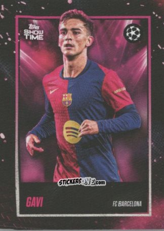 Sticker Gavi - Showtime UEFA Club Competitions 2024-2025
 n. 14 - Topps
