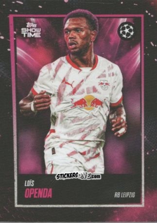 Figurina Loïs Openda - Showtime UEFA Club Competitions 2024-2025
 n. 28 - Topps