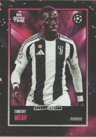Cromo Timothy Weah - Showtime UEFA Club Competitions 2024-2025
 n. 44 - Topps