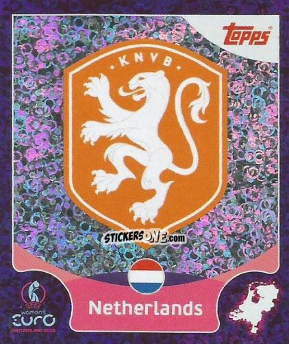 Cromo Netherlands - Uefa Women'S Euro 2025 n. 6 - Topps