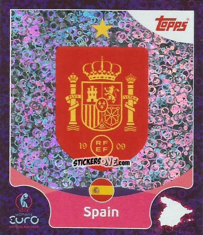 Cromo Spain - Uefa Women'S Euro 2025 n. 7 - Topps