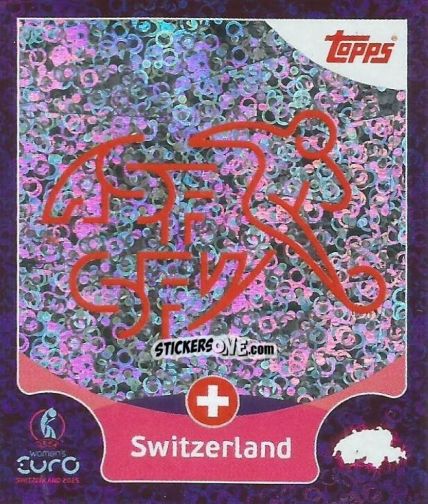 Cromo Switzerland - Uefa Women'S Euro 2025 n. 13 - Topps