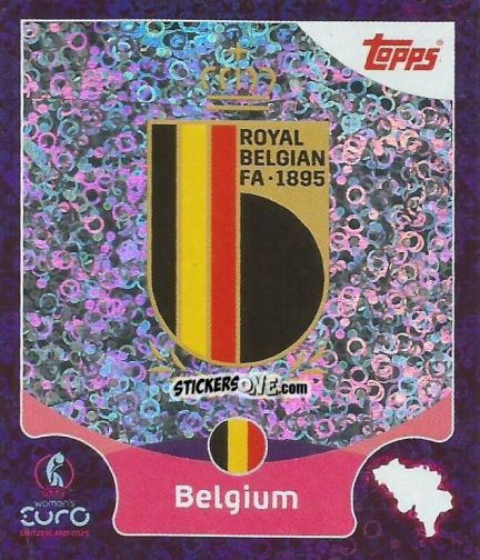 Cromo Belgium - Uefa Women'S Euro 2025 n. 14 - Topps