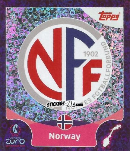 Cromo Norway - Uefa Women'S Euro 2025 n. 16 - Topps