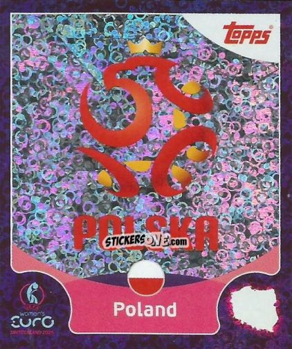 Figurina Poland - Uefa Women'S Euro 2025 n. 17 - Topps