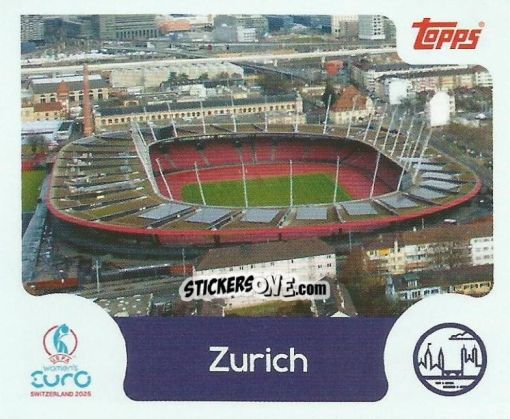 Cromo Zurich - Uefa Women'S Euro 2025 n. 24 - Topps