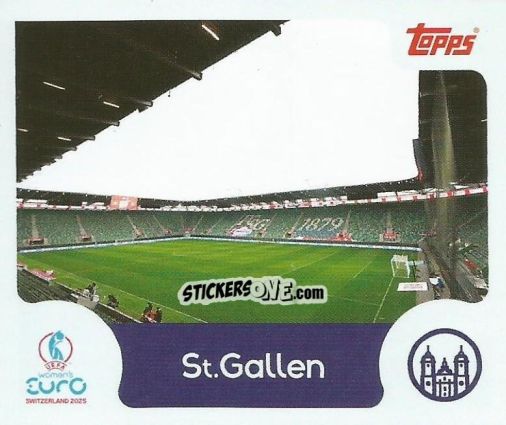 Cromo St. Gallen - Uefa Women'S Euro 2025 n. 25 - Topps
