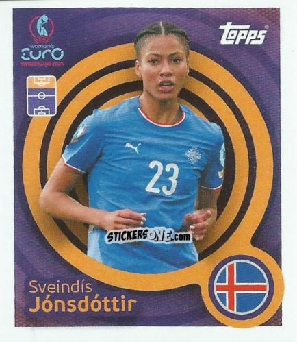 Cromo Sveindis Jonsdottir - Uefa Women'S Euro 2025 n. 61 - Topps