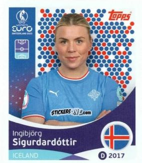 Cromo Ingibjörg Sigurdardottir - Uefa Women'S Euro 2025 n. 64 - Topps