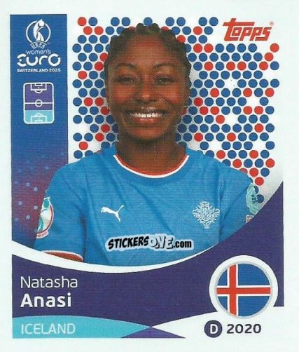 Figurina Natasha Anasi - Uefa Women'S Euro 2025 n. 67 - Topps