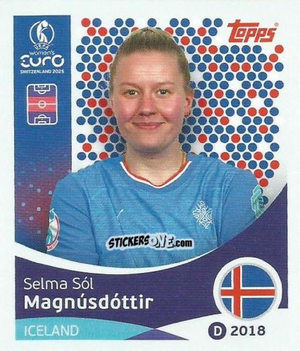 Cromo Selma Sol Magnusdottir - Uefa Women'S Euro 2025 n. 69 - Topps
