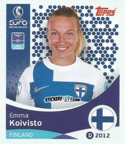 Cromo Emma Koivisto - Uefa Women'S Euro 2025 n. 79 - Topps