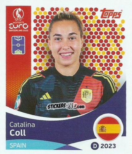 Figurina Catalina Coll - Uefa Women'S Euro 2025 n. 95 - Topps