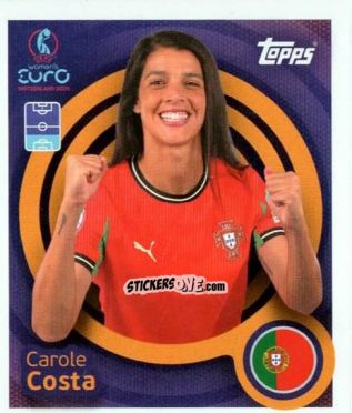 Cromo Carole Costa - Uefa Women'S Euro 2025 n. 109 - Topps