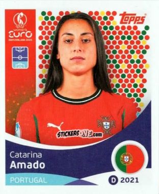 Cromo Catarina Amado - Uefa Women'S Euro 2025 n. 115 - Topps
