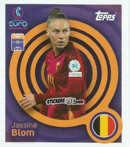Cromo Jassina Blon - Uefa Women'S Euro 2025 n. 125 - Topps
