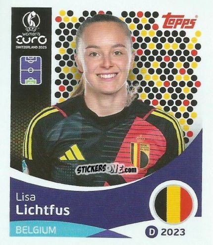 Cromo Lisa Lichtfus - Uefa Women'S Euro 2025 n. 127 - Topps