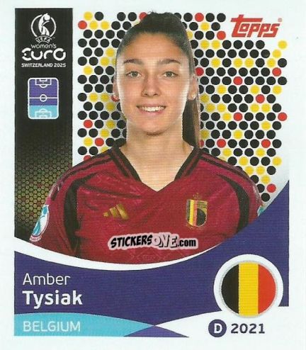 Cromo Amber Tysiak - Uefa Women'S Euro 2025 n. 130 - Topps