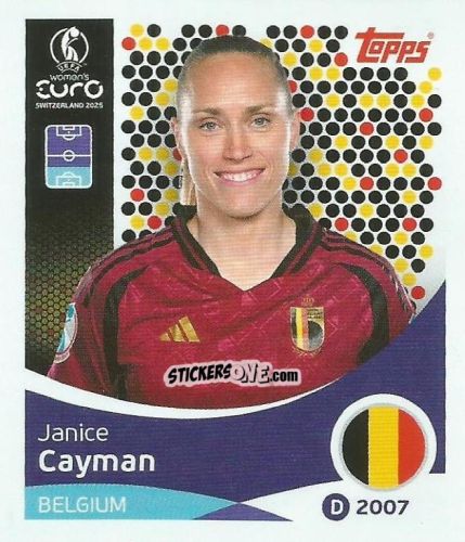 Cromo Janice Cayman - Uefa Women'S Euro 2025 n. 131 - Topps