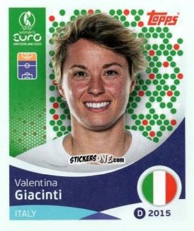 Cromo Valentina Giacinti - Uefa Women'S Euro 2025 n. 154 - Topps