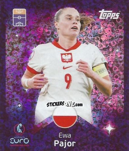 Sticker Ewa Pajor - Uefa Women'S Euro 2025 n. 159 - Topps
