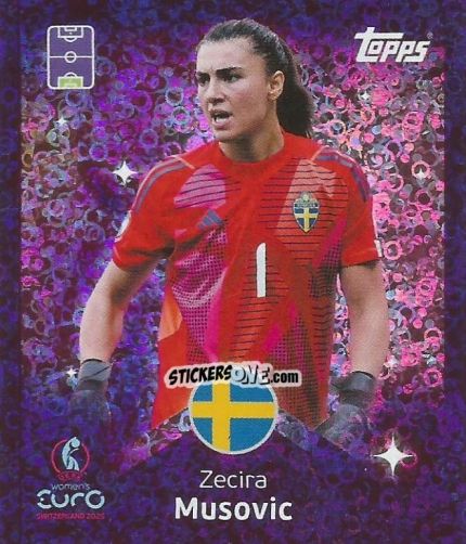 Sticker Zecira Musovic - Uefa Women'S Euro 2025 n. 166 - Topps