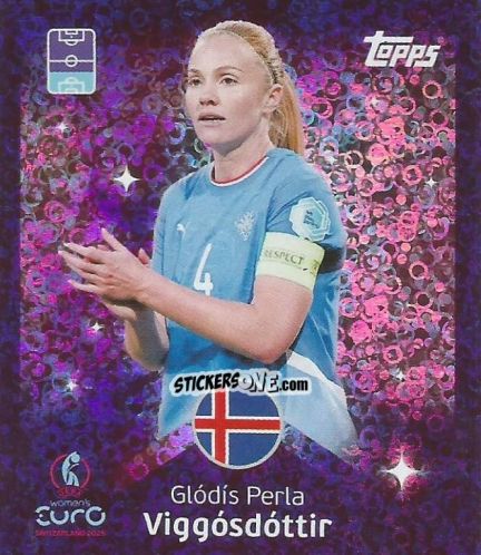 Cromo Glodis Perla Viggosdottir - Uefa Women'S Euro 2025 n. 169 - Topps