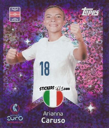Figurina Arianna Caruso - Uefa Women'S Euro 2025 n. 170 - Topps