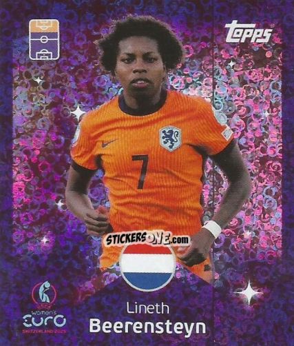Sticker Lineth Beerensteyn - Uefa Women'S Euro 2025 n. 171 - Topps